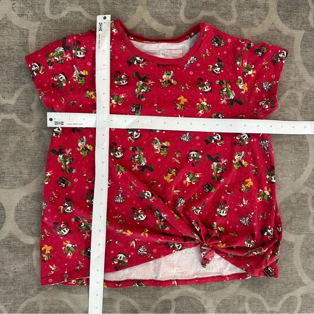 Disney Parks character red Christmas shirt